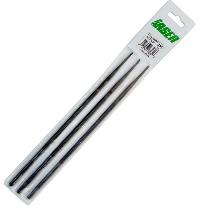 47238 Laser 7/32" Double Cut Chainsaw Files (3 Pack) 3/8" .404" 