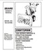 944.527590 Manual for Craftsman 27" Two-Stage Snow Thrower